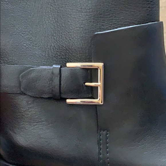 Black Tory Burch Riley Mid Buckle Bootie - Picture 6 of 10